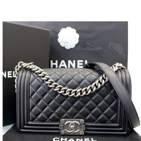 chanel boy bag jpy|chanel black boyfriend bag.